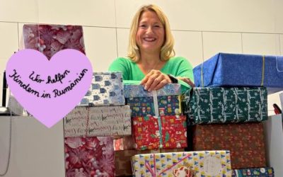 Wir sammeln Weihnachtspäckchen